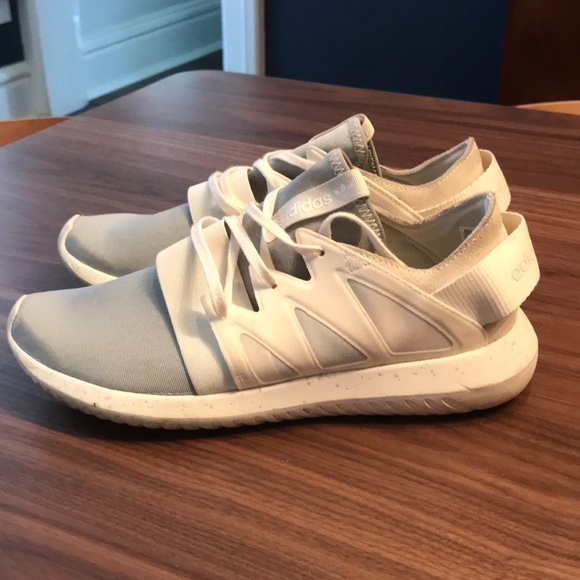 adidas Shoes - Adidas Tubular in creme and grey